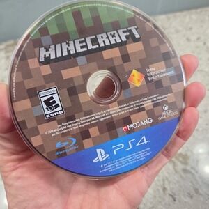 Minecraft PlayStation 4 PS4 Blu Ray Disc Game only